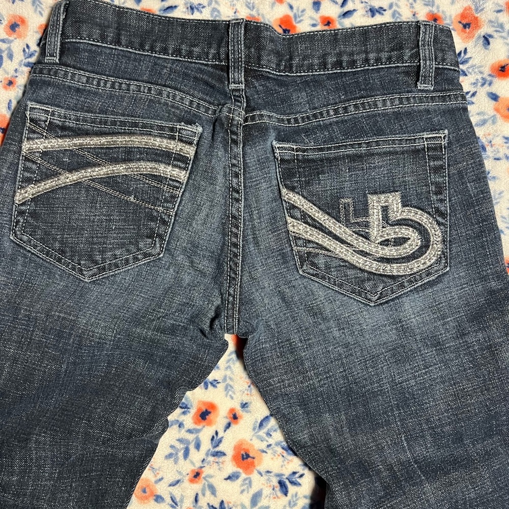 26P Bebe Lowrise Bootcut Denim, in excellent condition. 30” inseam 13” Waist